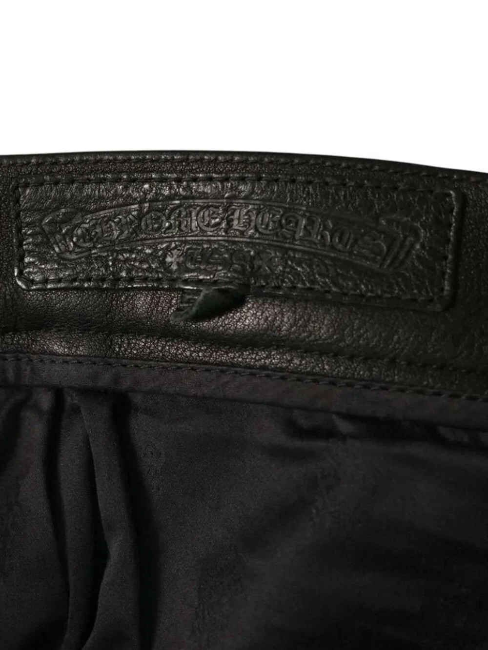 Chrome Hearts Lthr Pants Cross